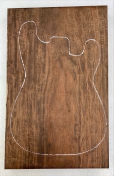 Body African Koa AA, 1-pc.